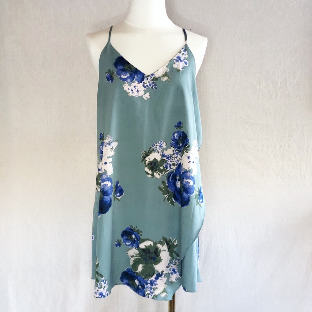 Free People floral slip dress size medium